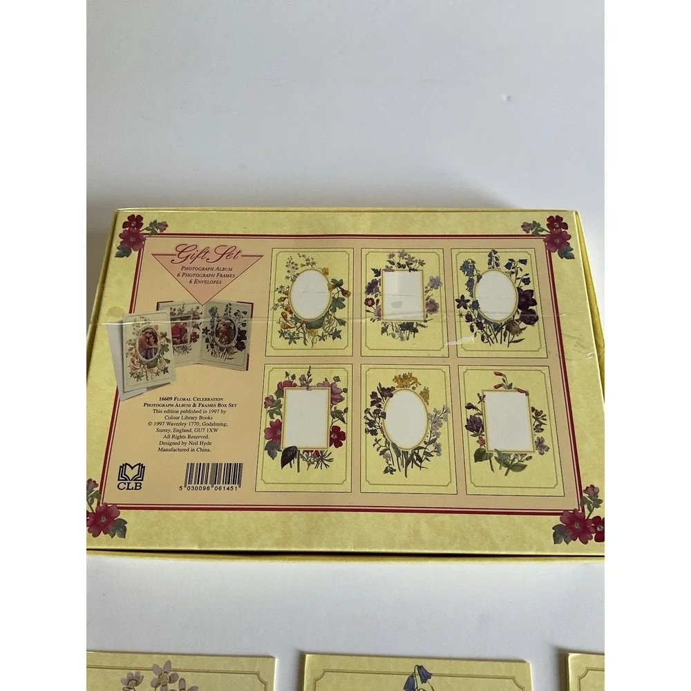 Floral Celebrations Photograph Album Frames Box Set 1997 Waverly New